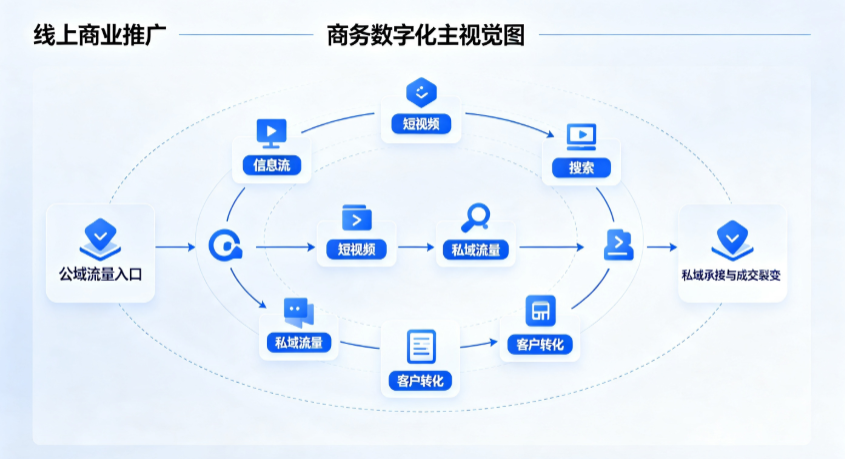 大冶市线上商业推广怎么做？全域流量闭环搭建与低成本转化实战指南